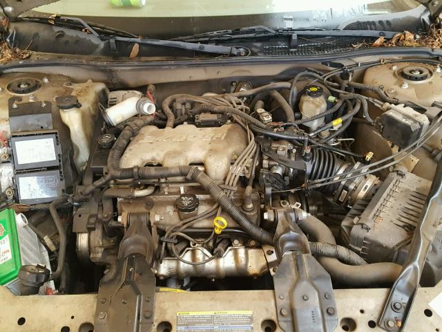 2G1WF52E649447290 - 2004 CHEVROLET IMPALA GOLD photo 7