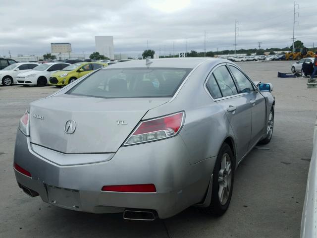 19UUA8F22AA014114 - 2010 ACURA TL SILVER photo 4