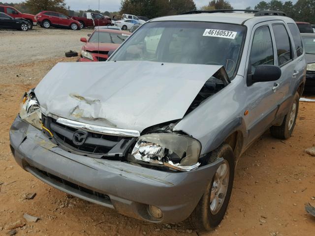 4F2YU09132KM38375 - 2002 MAZDA TRIBUTE LX WHITE photo 2