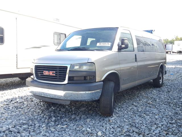 1GJHG39U731182227 - 2003 GMC SAVANA G35 SILVER photo 2