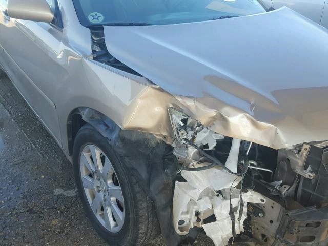 4T1BE46K69U317924 - 2009 TOYOTA CAMRY BASE GOLD photo 9