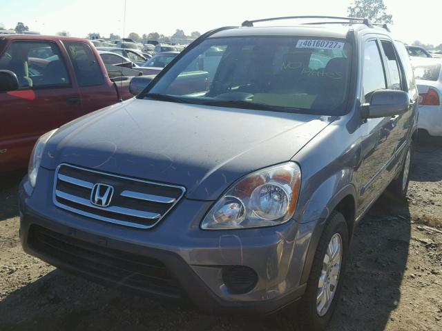 JHLRD78926C012877 - 2006 HONDA CR-V SE GRAY photo 2