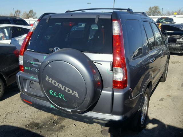 JHLRD78926C012877 - 2006 HONDA CR-V SE GRAY photo 4