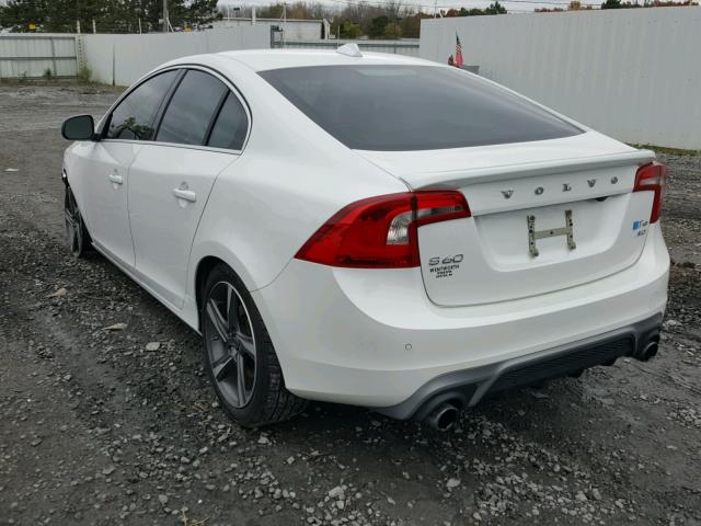 YV1902FH0E2294781 - 2014 VOLVO S60 T6 WHITE photo 3