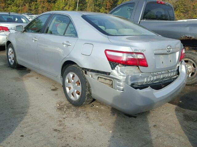 4T1BE46K97U646081 - 2007 TOYOTA CAMRY NEW SILVER photo 3