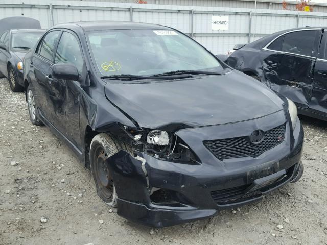 2T1BU40E59C109850 - 2009 TOYOTA COROLLA BA BLACK photo 1