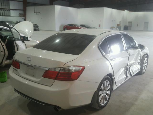 1HGCR2F80DA175149 - 2013 HONDA ACCORD EXL WHITE photo 4