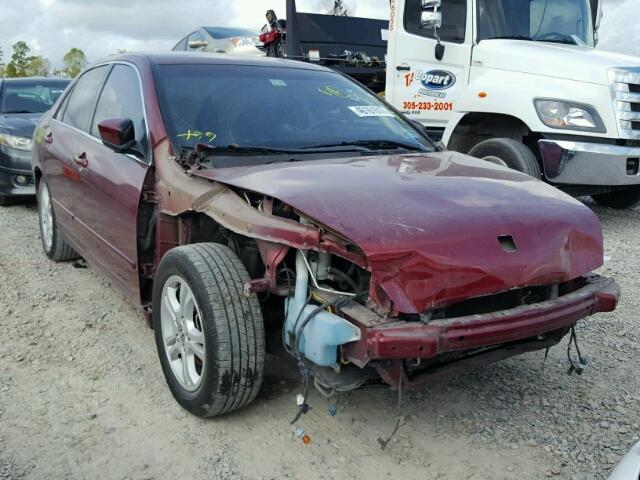 1HGCM55356A138414 - 2006 HONDA ACCORD SE MAROON photo 1