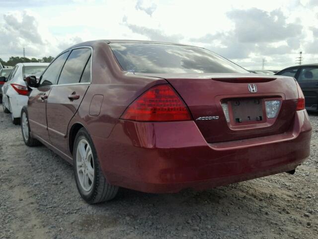 1HGCM55356A138414 - 2006 HONDA ACCORD SE MAROON photo 3