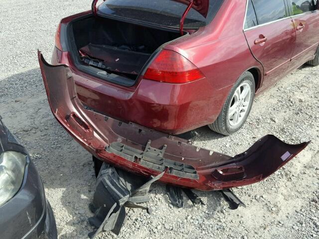 1HGCM55356A138414 - 2006 HONDA ACCORD SE MAROON photo 9