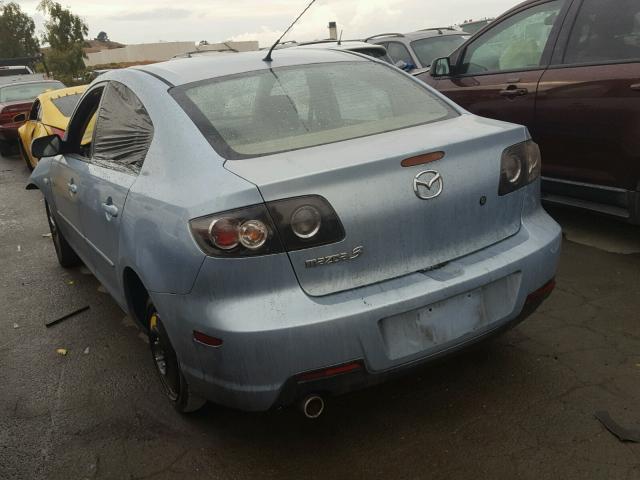 JM1BK12G781842133 - 2008 MAZDA 3 I BLUE photo 3