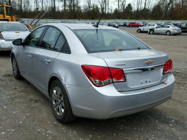 1G1PA5SG8D7268769 - 2013 CHEVROLET CRUZE LS SILVER photo 3