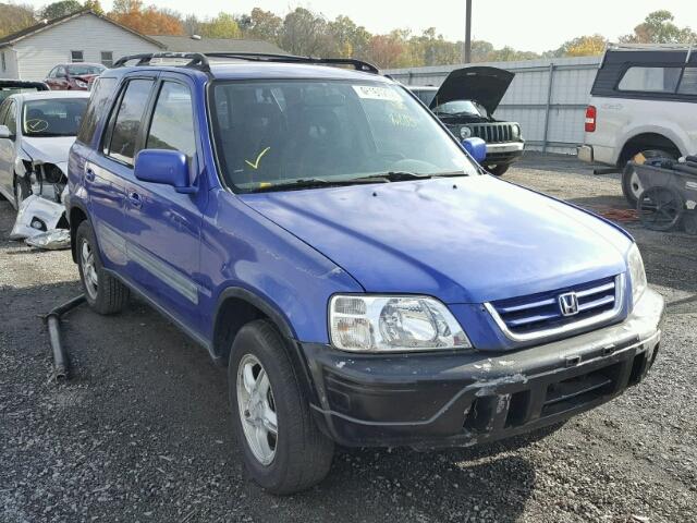 JHLRD1869YC007634 - 2000 HONDA CR-V BLUE photo 1