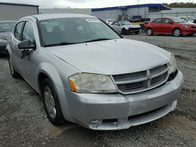 1B3CC4FB3AN131790 - 2010 DODGE AVENGER SX SILVER photo 1