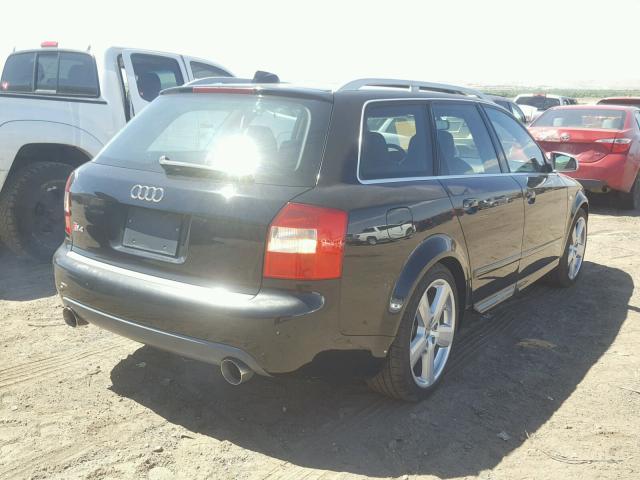 WAUXL68E04A212208 - 2004 AUDI S4 AVANT Q BLACK photo 4