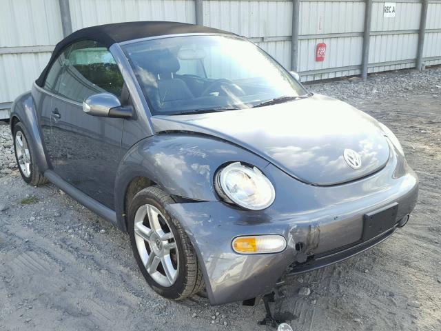 3VWCD31Y05M316569 - 2005 VOLKSWAGEN NEW BEETLE GRAY photo 1