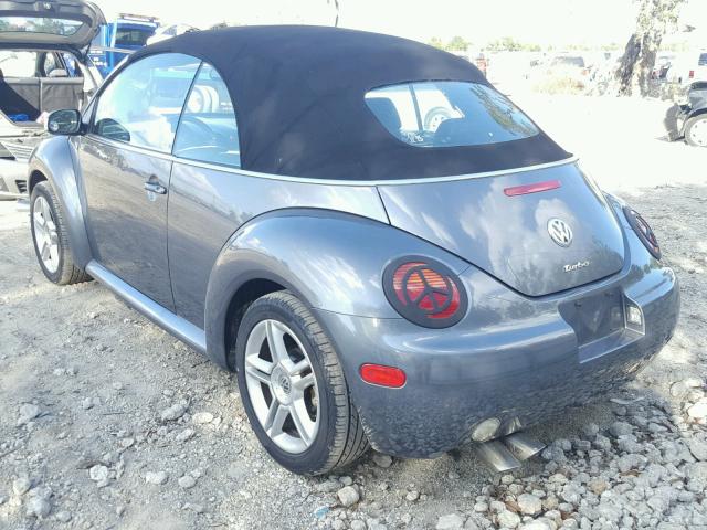 3VWCD31Y05M316569 - 2005 VOLKSWAGEN NEW BEETLE 灰色 照片 3