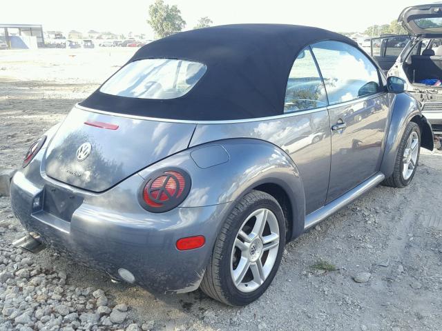 3VWCD31Y05M316569 - 2005 VOLKSWAGEN NEW BEETLE 灰色 照片 4