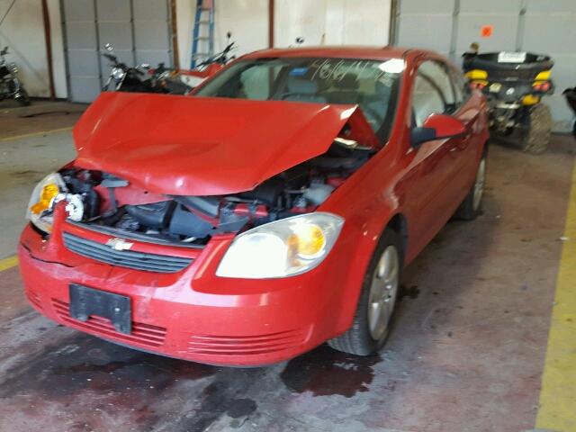 1G1AL18F787131707 - 2008 CHEVROLET COBALT LT RED photo 2