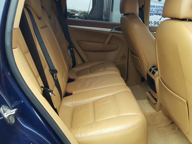 WP1AB29P04LA60700 - 2004 PORSCHE CAYENNE S BLUE photo 6