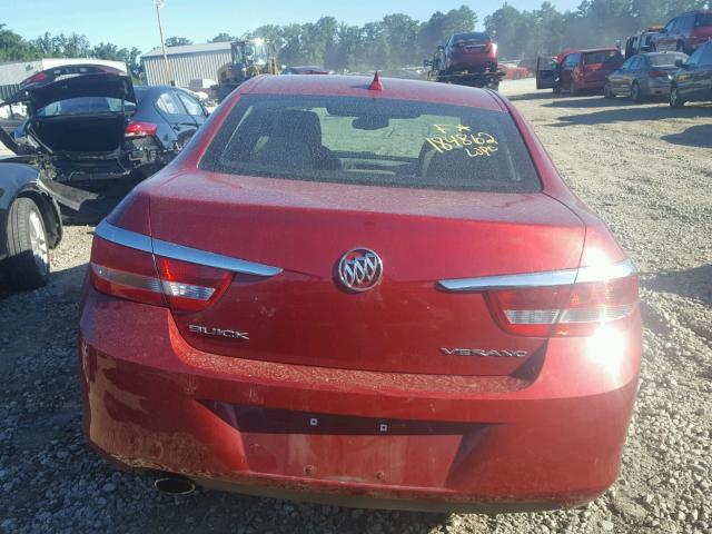 1G4PP5SK0D4251679 - 2013 BUICK VERANO RED photo 9