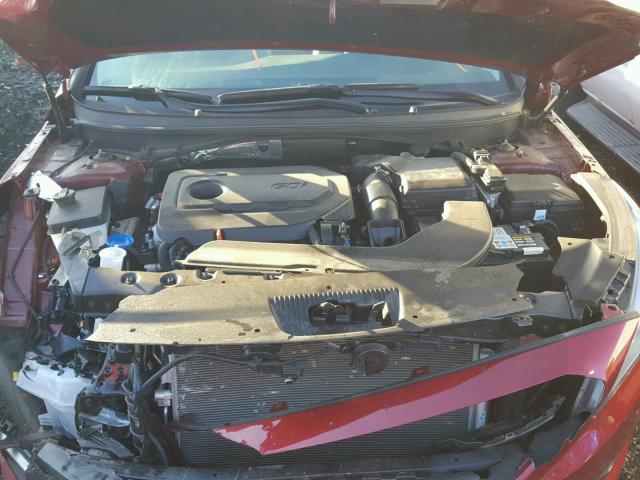 5NPE24AF4GH414731 - 2016 HYUNDAI SONATA SE RED photo 7