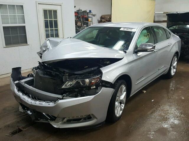 2G1145S36G9135411 - 2016 CHEVROLET IMPALA LTZ SILVER photo 2