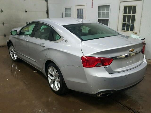 2G1145S36G9135411 - 2016 CHEVROLET IMPALA LTZ SILVER photo 3