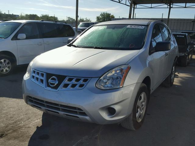 JN8AS5MT6DW505600 - 2013 NISSAN ROGUE S SILVER photo 2