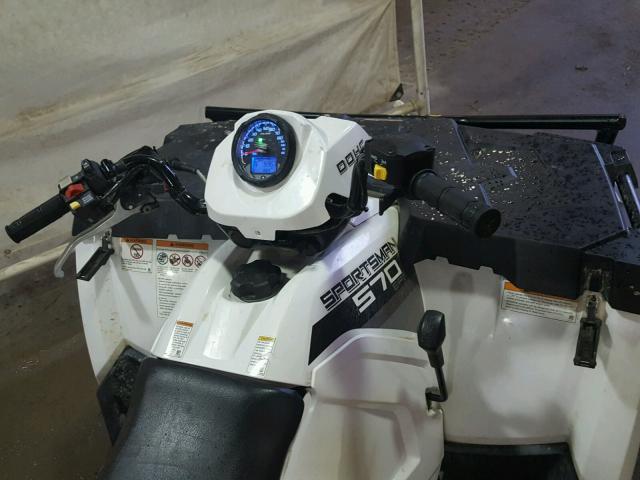 4XASEE573FA236150 - 2015 POLARIS SPORTSMAN WHITE photo 5