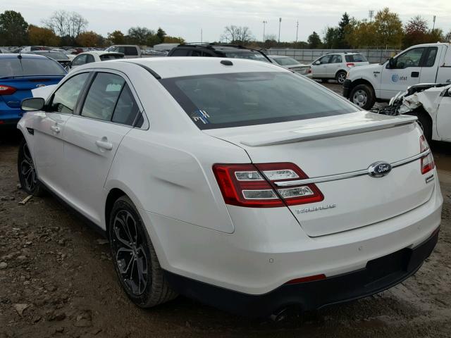 1FAHP2KT1HG118424 - 2017 FORD TAURUS SHO WHITE photo 3