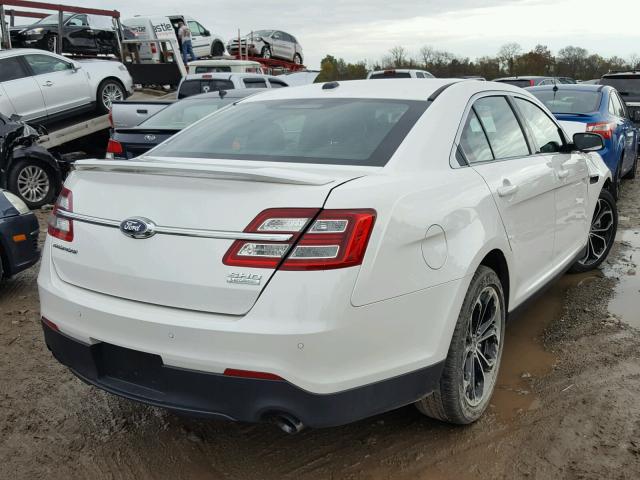 1FAHP2KT1HG118424 - 2017 FORD TAURUS SHO WHITE photo 4