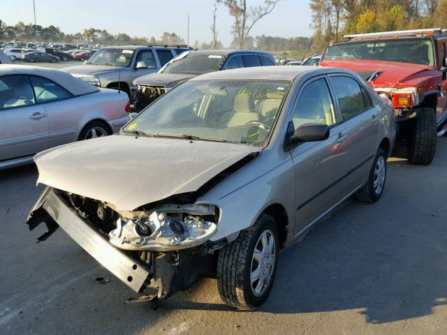 2T1BR32E57C787343 - 2007 TOYOTA COROLLA CE TAN photo 2