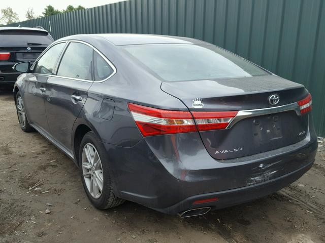 4T1BK1EB7EU088477 - 2014 TOYOTA AVALON BAS GRAY photo 3