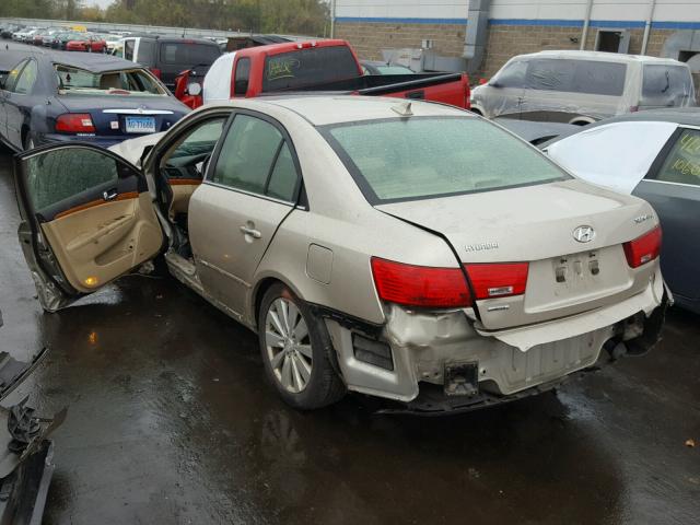 5NPEU46C69H436600 - 2009 HYUNDAI SONATA SE GOLD photo 3