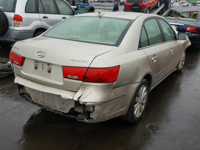 5NPEU46C69H436600 - 2009 HYUNDAI SONATA SE GOLD photo 4