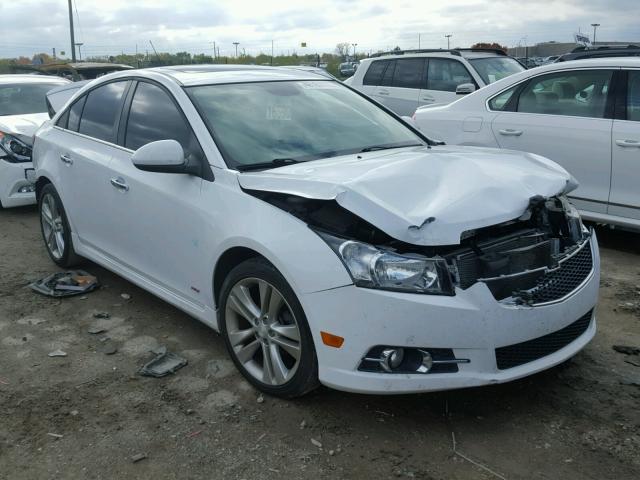 1G1PG5SB0D7185324 - 2013 CHEVROLET CRUZE WHITE photo 1