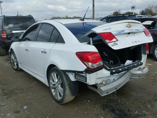 1G1PG5SB0D7185324 - 2013 CHEVROLET CRUZE WHITE photo 3