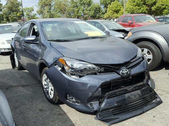 5YFBURHE4HP585975 - 2017 TOYOTA COROLLA L BLUE photo 1