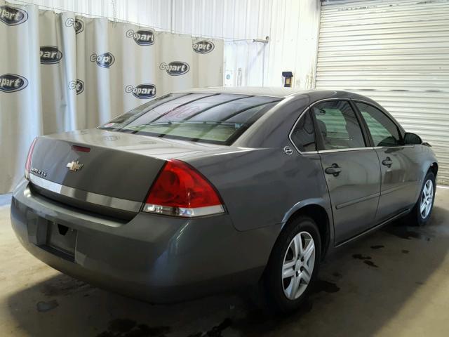 2G1WB55K469264924 - 2006 CHEVROLET IMPALA LS GRAY photo 4