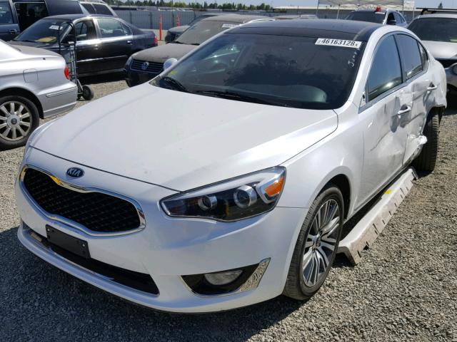 KNALN4D70G5218818 - 2016 KIA CADENZA LU WHITE photo 2