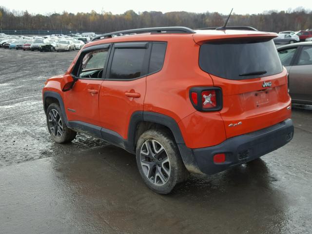 ZACCJBBT0FPC39791 - 2015 JEEP RENEGADE L ORANGE photo 3