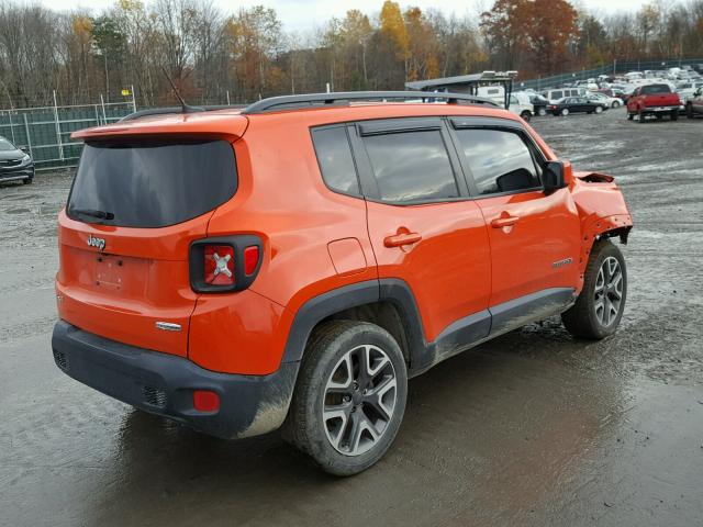 ZACCJBBT0FPC39791 - 2015 JEEP RENEGADE L ORANGE photo 4