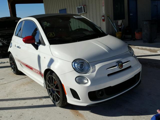 3C3CFFJH9FT710369 - 2015 FIAT 500 ABARTH WHITE photo 1