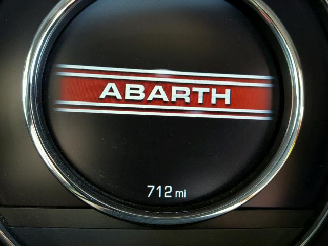 3C3CFFJH9FT710369 - 2015 FIAT 500 ABARTH WHITE photo 8