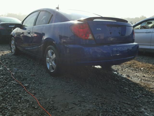 1G8AN18F26Z189074 - 2006 SATURN ION LEVEL BLUE photo 3