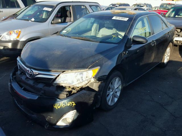 4T4BF1FK2CR221054 - 2012 TOYOTA CAMRY BASE BLACK photo 2