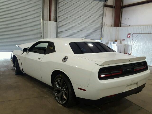 2C3CDZBT8HH513201 - 2017 DODGE CHALLENGER WHITE photo 3