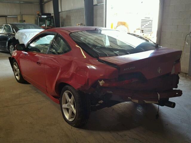 JH4DC53054S006130 - 2004 ACURA RSX TYPE-S RED photo 3