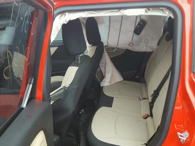 ZACCJAAT1FPC11039 - 2015 JEEP RENEGADE S RED photo 6